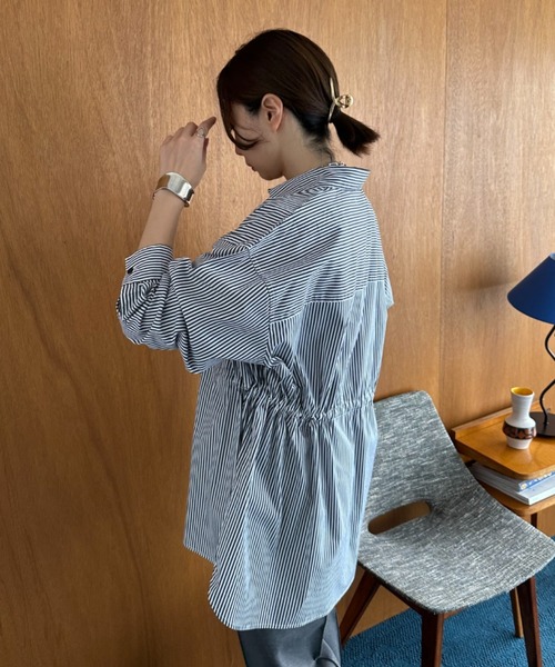 Doux archives（ドゥアルシーヴ）の「ウエストドロストストライプ