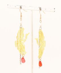 カヤ | 【カヤ】つがい鶴ピアス(ピアス（両耳用）)