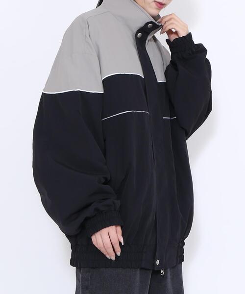 Figments（フィグメンツ）の「バイカラーナイロンジャケット（ナイロンジャケット・レディース・ネイビー/ブラック・FREE）」の20枚目の写真