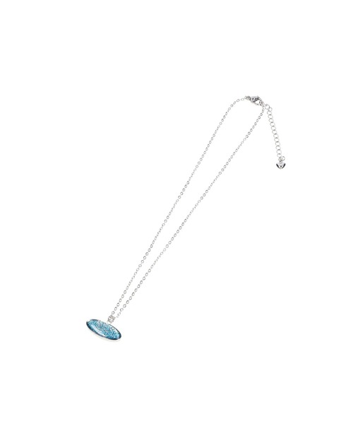 MILKFED.（ミルクフェド）の「ELLIPSE LOGO NECKLACE（ネックレス・レディース・ブラック/ライトピンク/ライトブルー・ONE SIZE）」の2枚目の写真