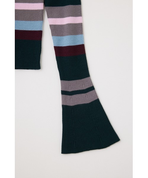 MOUSSY（マウジー）の「COLLAR SQUARE NECK KNIT トップス（ニット/セーター・レディース・グリーン系その他/ライトベージュ/グレー系その他・FREE）」の8枚目の写真