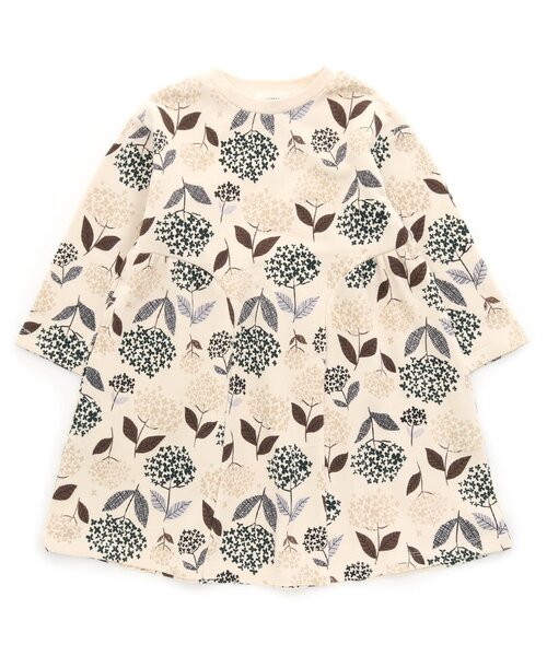 Seraph(セラフ)の「総柄裏毛ワンピース(ワンピース・キッズ・キャメル/アイボリー/ピンク/ブルー・120/100/110/140/80/90/95/130)」の8枚目の写真