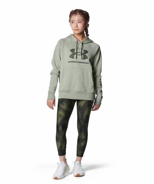 UNDER ARMOUR(アンダーアーマー)の「UAライバルフリース プリント プルオーバー フーディー(トレーニング/レディース)(スウェット・レディース・パープル系・S/M/XL/L)」の2枚目の写真