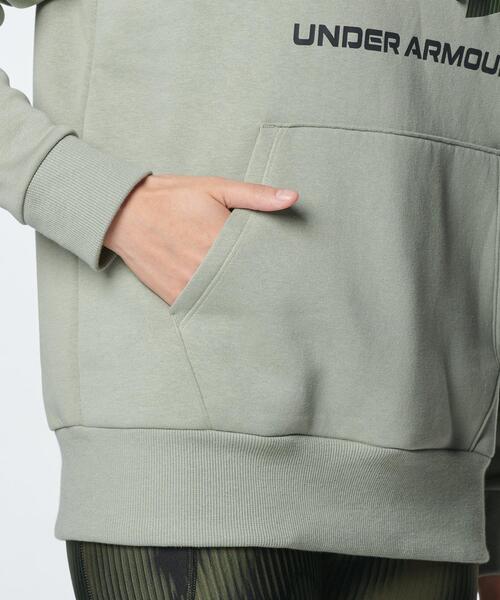 UNDER ARMOUR(アンダーアーマー)の「UAライバルフリース プリント プルオーバー フーディー(トレーニング/レディース)(スウェット・レディース・パープル系・S/M/XL/L)」の6枚目の写真