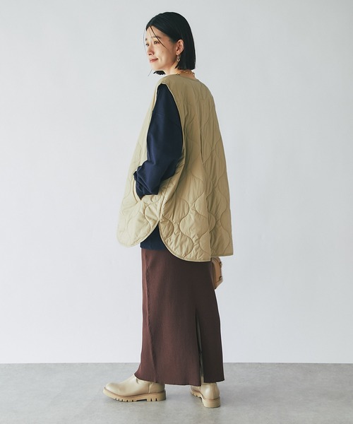 RIVE DROITE（リヴドロワ）の「2WAYマウンテンパーカー（マウンテンパーカー・レディース・ベージュ/ブラック・FREE）」の15枚目の写真