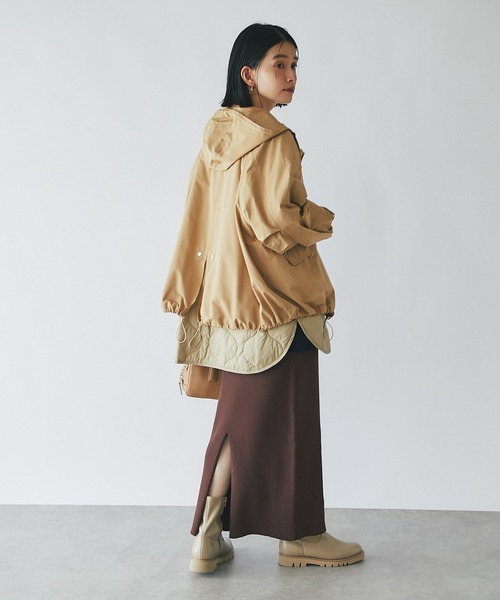 RIVE DROITE（リヴドロワ）の「2WAYマウンテンパーカー（マウンテンパーカー・レディース・ベージュ/ブラック・FREE）」の9枚目の写真