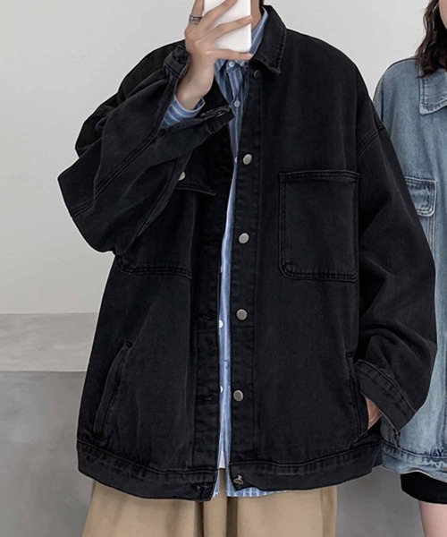 NANEA（ナネア）の「デニムジャケット（デニムジャケット・レディース・ブルー/ブラック・MEDIUM/LARGE/X-LARGE）」の5枚目の写真