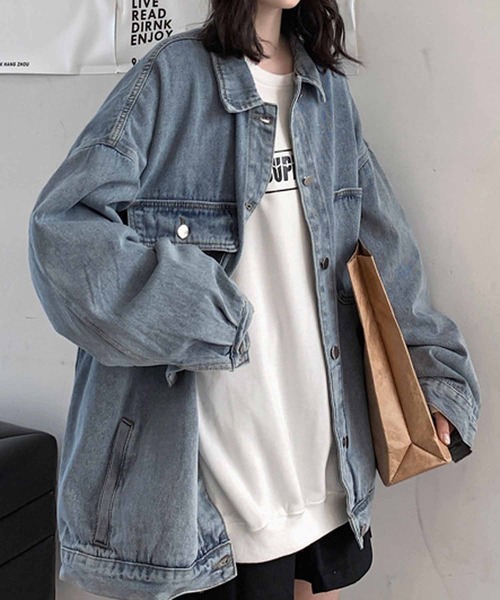 NANEA（ナネア）の「デニムジャケット（デニムジャケット・レディース・ブルー/ブラック・MEDIUM/LARGE/X-LARGE）」の16枚目の写真