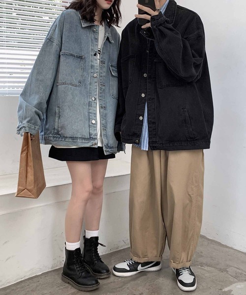 NANEA（ナネア）の「デニムジャケット（デニムジャケット・レディース・ブルー/ブラック・MEDIUM/LARGE/X-LARGE）」の22枚目の写真