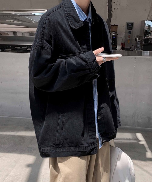 NANEA（ナネア）の「デニムジャケット（デニムジャケット・レディース・ブルー/ブラック・MEDIUM/LARGE/X-LARGE）」の6枚目の写真