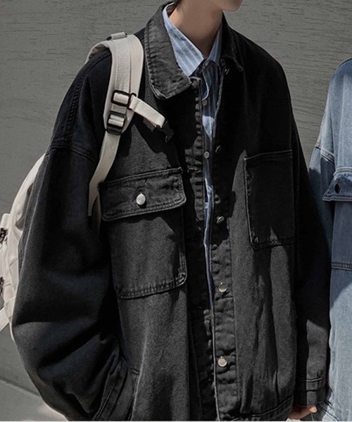 NANEA（ナネア）の「デニムジャケット（デニムジャケット・レディース・ブルー/ブラック・MEDIUM/LARGE/X-LARGE）」の7枚目の写真