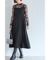 【ZOZO限定】カットオフキャミフレアワンピース