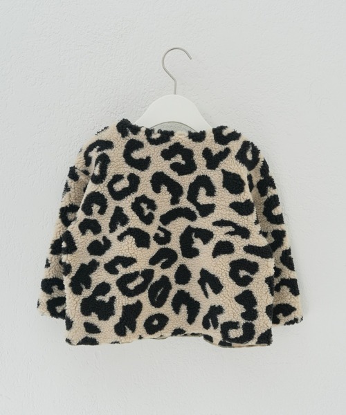 CIAOPANIC TYPY(チャオパニックティピー)の「【WEB限定】【KIDS】レオパードボアアニマルノーカラージャケット(ノーカラージャケット・キッズ・ブラック/ホワイト・SMALL/MEDIUM/LARGE/X-LARGE/XX-LARGE)」の14枚目の写真