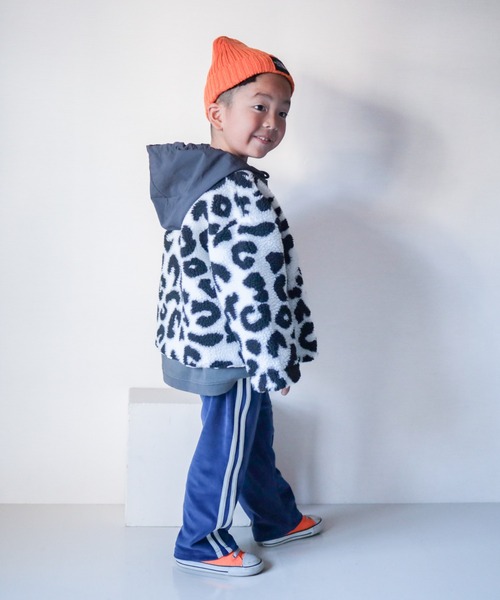 CIAOPANIC TYPY(チャオパニックティピー)の「【WEB限定】【KIDS】レオパードボアアニマルノーカラージャケット(ノーカラージャケット・キッズ・ブラック/ホワイト・SMALL/MEDIUM/LARGE/X-LARGE/XX-LARGE)」の17枚目の写真