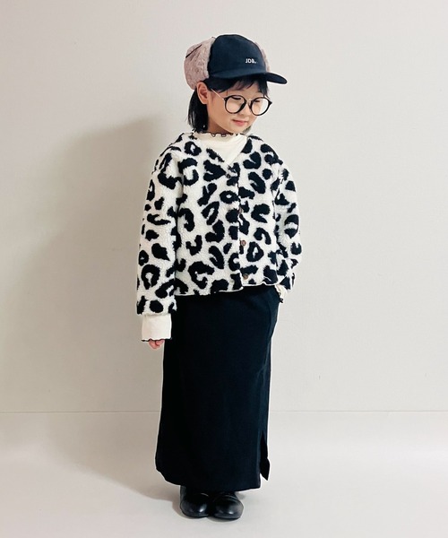 CIAOPANIC TYPY(チャオパニックティピー)の「【WEB限定】【KIDS】レオパードボアアニマルノーカラージャケット(ノーカラージャケット・キッズ・ブラック/ホワイト・SMALL/MEDIUM/LARGE/X-LARGE/XX-LARGE)」の22枚目の写真