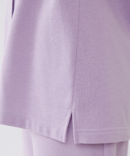 kaimin navi（カイミンナビ）の「kaimin navi/快眠ナビ パジャマ セットアップ 長袖長パンツ 寝返り設計（ルームウェア/パジャマ・レディース・ピンク/ライトパープル・LARGE/MEDIUM/X-LARGE）」の8枚目の写真