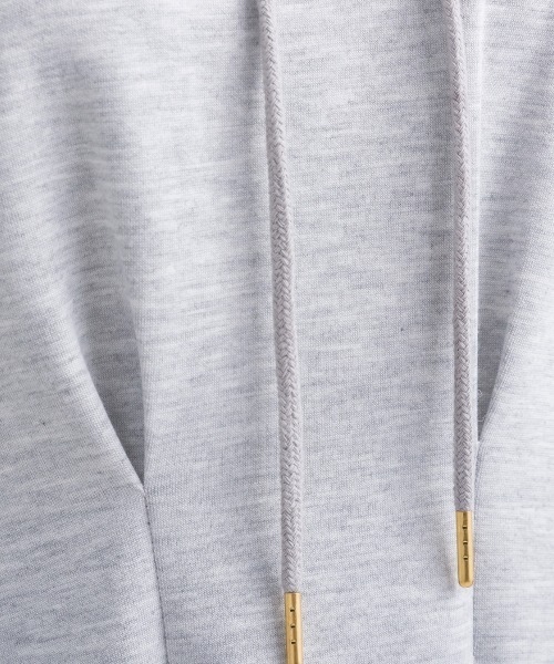 PICCIN(ピッチン)の「【WEB限定】ペプラムチュニックフーディー(パーカー・レディース・ライトグレー/ブラック/オフホワイト・M)」の20枚目の写真