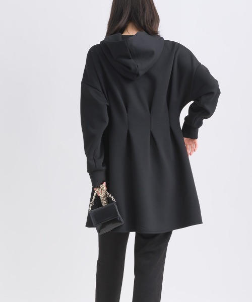 PICCIN(ピッチン)の「【WEB限定】ペプラムチュニックフーディー(パーカー・レディース・ライトグレー/ブラック/オフホワイト・M)」の16枚目の写真