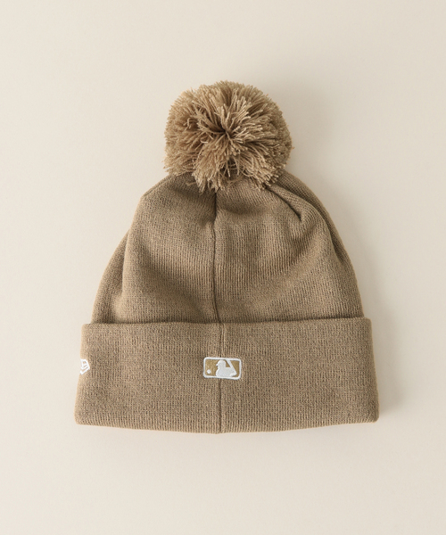 NEW ERA(ニューエラ)の「【NEW ERA / ニューエラ】別注 Pom-Pon Knit Cap NY(ニットキャップ/ビーニー・レディース・ベージュ・FREE)」の5枚目の写真