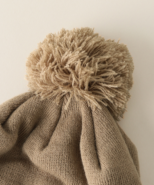 NEW ERA(ニューエラ)の「【NEW ERA / ニューエラ】別注 Pom-Pon Knit Cap NY(ニットキャップ/ビーニー・レディース・ベージュ・FREE)」の6枚目の写真
