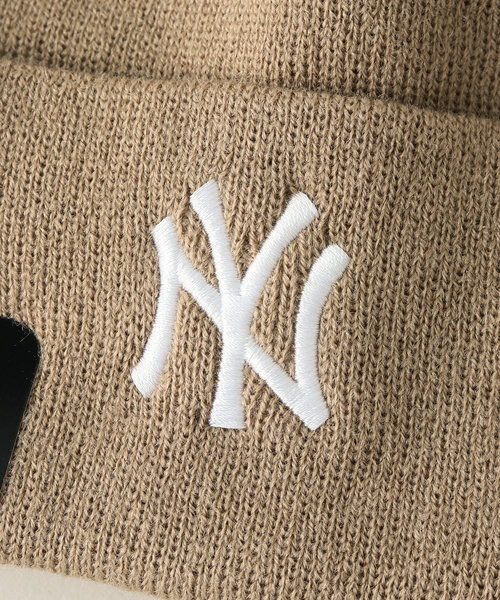 NEW ERA(ニューエラ)の「【NEW ERA / ニューエラ】別注 Pom-Pon Knit Cap NY(ニットキャップ/ビーニー・レディース・ベージュ・FREE)」の8枚目の写真