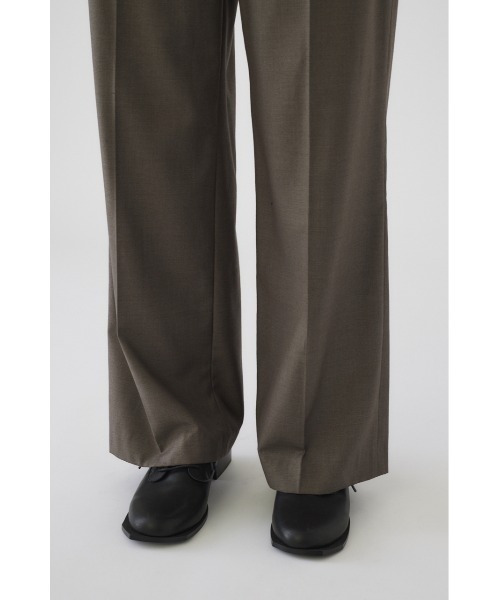 RIM.ARK（リムアーク）の「Uneven waist belt PT（スラックス・レディース・ダークネイビー/チャコールグレー/ライトブラウン・36/38）」の9枚目の写真