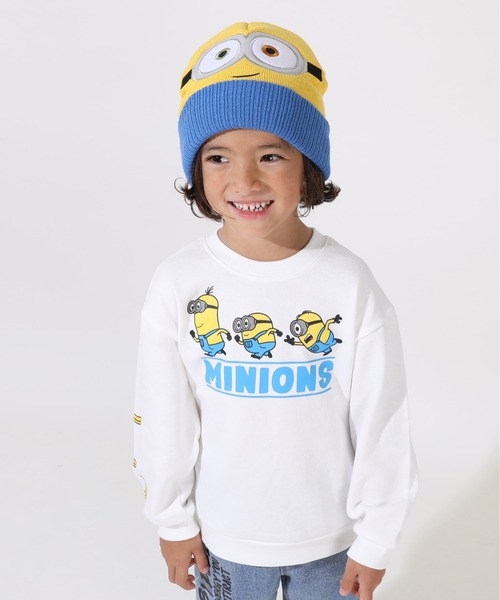 MINIONS(ミニオンズ)の「ミニオン ニット帽 9078(ニットキャップ/ビーニー・キッズ・イエロー・F)」の6枚目の写真