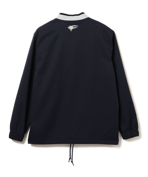 BEAMS GOLF(ビームスゴルフ)の「【蓄熱保温/伸縮性】ORANGE LABEL / ラインリブ コーチジャケット(ブルゾン・メンズ・グレー/ネイビー・SMALL/MEDIUM/LARGE/X-LARGE)」の20枚目の写真