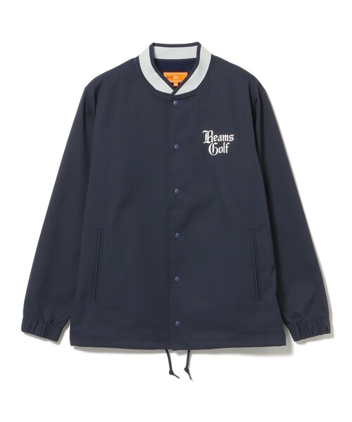 BEAMS GOLF(ビームスゴルフ)の「【蓄熱保温/伸縮性】ORANGE LABEL / ラインリブ コーチジャケット(ブルゾン・メンズ・グレー/ネイビー・SMALL/MEDIUM/LARGE/X-LARGE)」の21枚目の写真