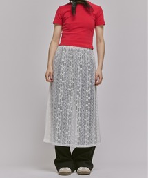 FEKETE | LACE LONG SKIRT / レースロングスカート(スカート)