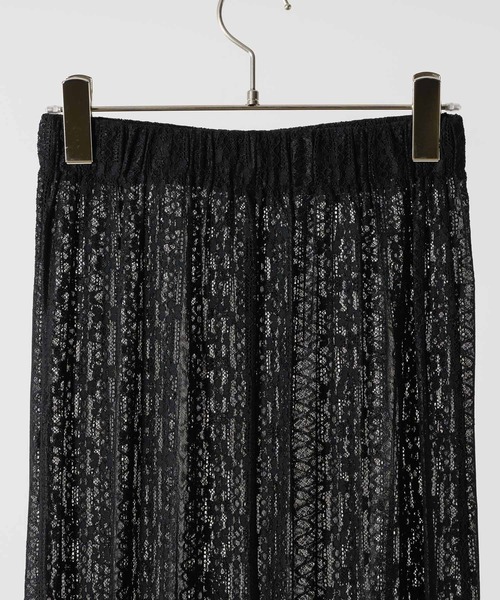 FEKETE(フェケテ)の「LACE LONG SKIRT / レースロングスカート(スカート・レディース・ブラック/ホワイト・FREE)」の21枚目の写真