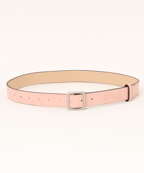 STYLEBLOCK（スタイルブロック）の「レザー調ベルト（ベルト・レディース・キャメル/ブラウン系その他/ベージュ/ホワイト/ブラック/ピンク・FREE）」の6枚目の写真