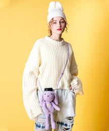 ankoROCK（アンコロック）の「an meets zakka モコモコウサギスマホショルダー（スマホケース/カバー・メンズ）」