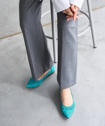 LE TALON | ポインテッドサシメッシュフラット(その他シューズ)