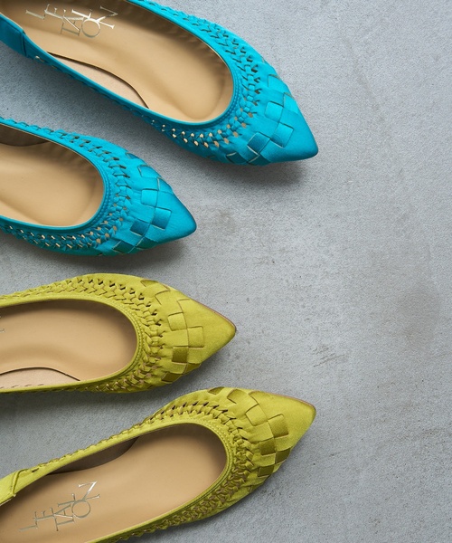 LE TALON（ルタロン）の「ポインテッドサシメッシュフラット（その他シューズ・レディース・ブルー系その他/アーミー/イエロー・25cm/24.5cm/24cm/23.5cm/23cm/22.5cm/22cm/25.5cm）」の15枚目の写真