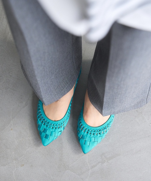 LE TALON（ルタロン）の「ポインテッドサシメッシュフラット（その他シューズ・レディース・ブルー系その他/アーミー/イエロー・25cm/24.5cm/24cm/23.5cm/23cm/22.5cm/22cm/25.5cm）」の19枚目の写真