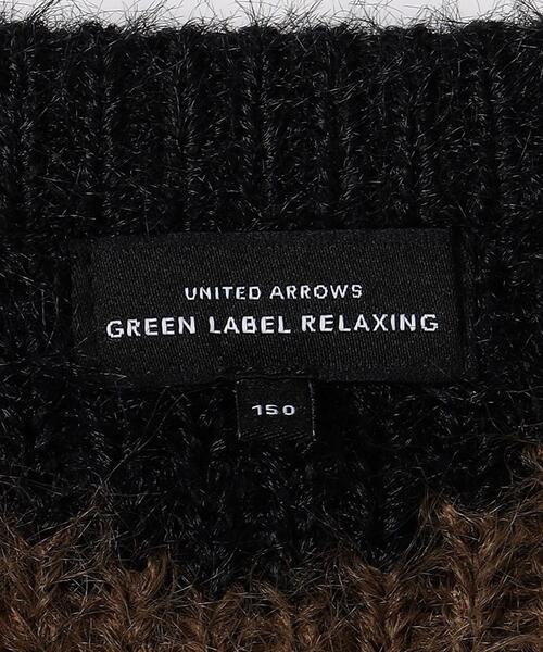 green label relaxing（グリーンレーベルリラクシング）の「TJ ウェーブボーダー プルオーバー 140cm-150cm（ニット/セーター・キッズ・ブラック/ライトブルー・150cm/140cm）」の10枚目の写真