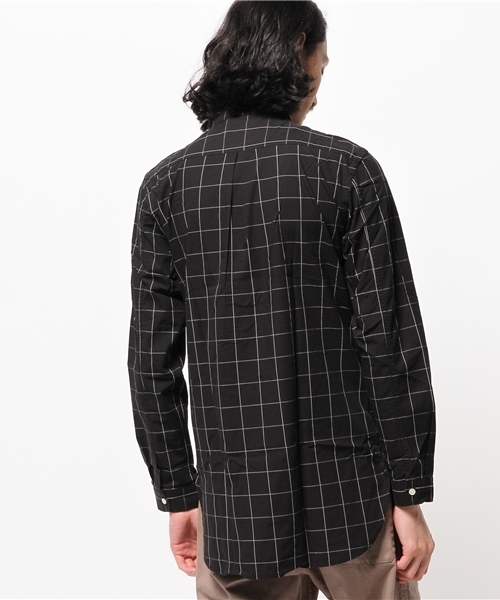 WEGO（ウィゴー）の「WEGO/バンドカラーロングシャツ（シャツ/ブラウス・メンズ・ホワイト系その他/ブラック系その他/ホワイト・MEDIUM/LARGE）」の18枚目の写真