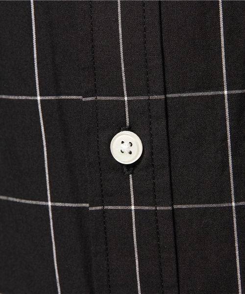 WEGO（ウィゴー）の「WEGO/バンドカラーロングシャツ（シャツ/ブラウス・メンズ・ホワイト系その他/ブラック系その他/ホワイト・MEDIUM/LARGE）」の8枚目の写真