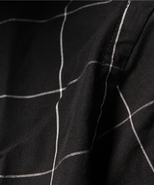 WEGO（ウィゴー）の「WEGO/バンドカラーロングシャツ（シャツ/ブラウス・メンズ・ホワイト系その他/ブラック系その他/ホワイト・MEDIUM/LARGE）」の13枚目の写真