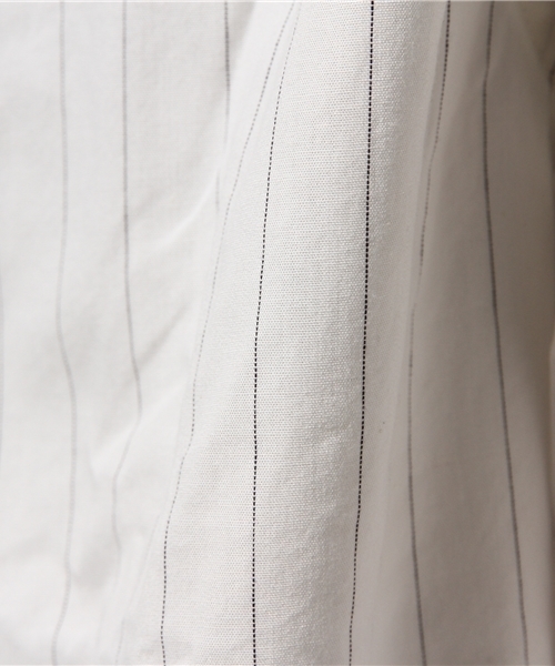 WEGO（ウィゴー）の「WEGO/バンドカラーロングシャツ（シャツ/ブラウス・メンズ・ホワイト系その他/ブラック系その他/ホワイト・MEDIUM/LARGE）」の14枚目の写真