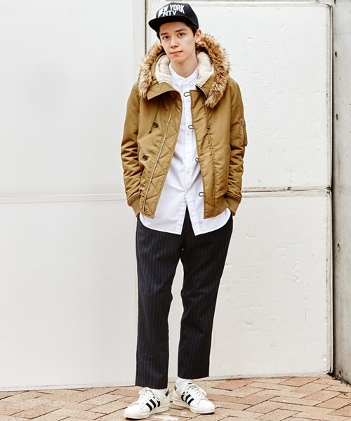 WEGO（ウィゴー）の「WEGO/バンドカラーロングシャツ（シャツ/ブラウス・メンズ・ホワイト系その他/ブラック系その他/ホワイト・MEDIUM/LARGE）」の19枚目の写真