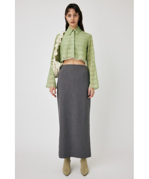 MOUSSY（マウジー）の「I LINE MAXI スカート（スカート・レディース・ブラック/ベージュ/グレー・1/2）」の12枚目の写真