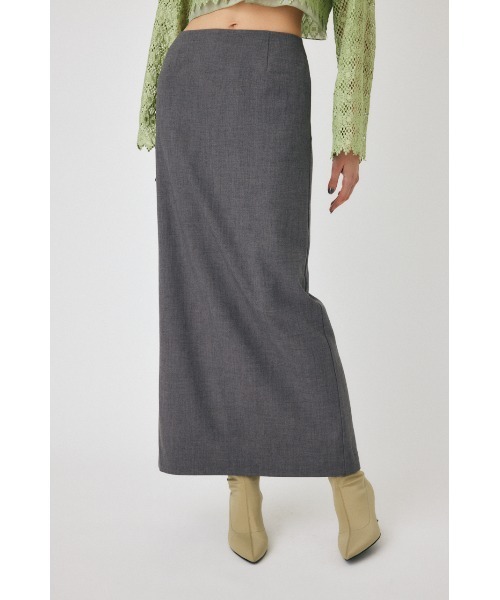 MOUSSY（マウジー）の「I LINE MAXI スカート（スカート・レディース・ブラック/ベージュ/グレー・1/2）」の13枚目の写真