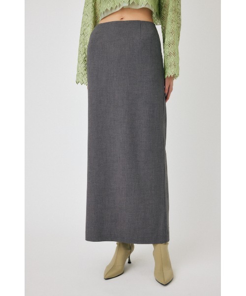MOUSSY（マウジー）の「I LINE MAXI スカート（スカート・レディース・ブラック/ベージュ/グレー・1/2）」の14枚目の写真