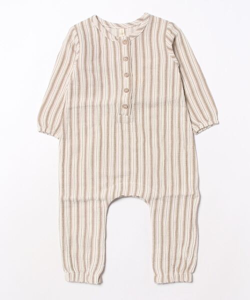 【セール】/Quincy Mae/WOVEN JUMPSUIT | FERN STRIPE(その他ベビー用品)|Quincy Mae(クインシーメイ)