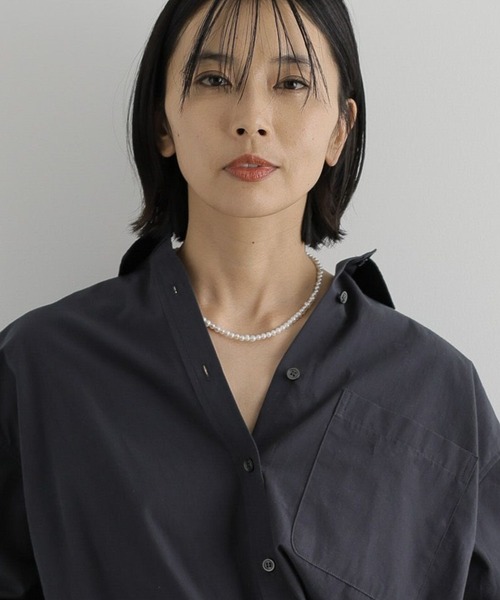 BARNYARDSTORM（バンヤードストーム）の「BARNYARDSTORB / ショートパールネックレス40（ネックレス・レディース・ホワイト・FREE）」の4枚目の写真