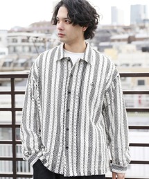 レースシアーオーバーシャツ