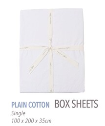 TOMORROWLAND HOME（トゥモローランドホーム）の「プレーンコットン ボックスシーツ（シングル）（寝具）」