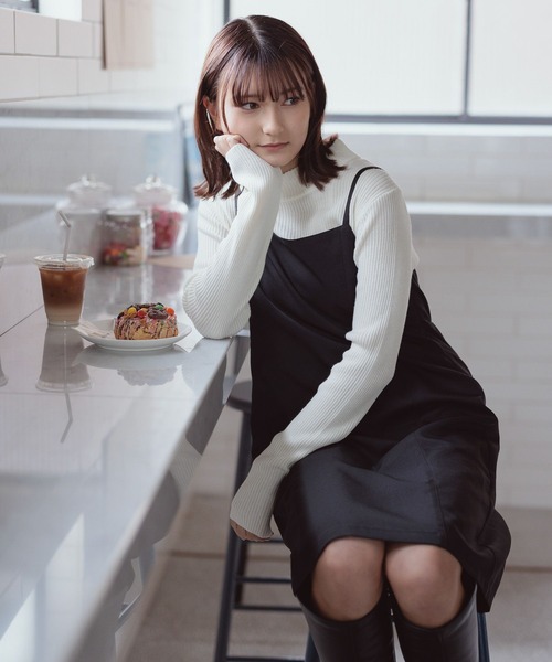 花車刺しゅうヨークジャンパースカート BABY 花車刺しゅうヨークジャンパースカート JSK ネイビー - メルカリ